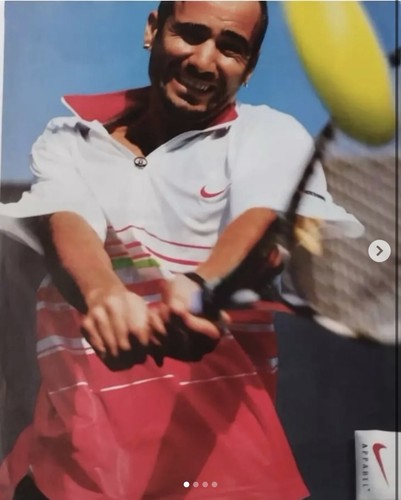 Nike andre agassi 1997 maglia - andre,